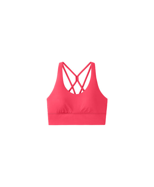 CHEEKY PINK CROSSOVER BRA
