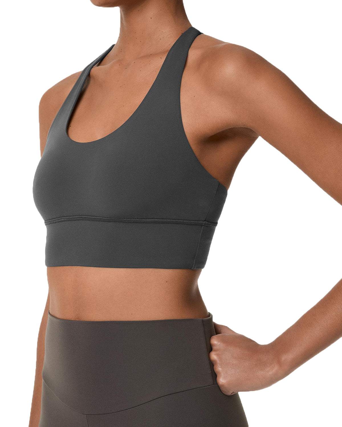 ANTHRACITE CROSSOVER BRA