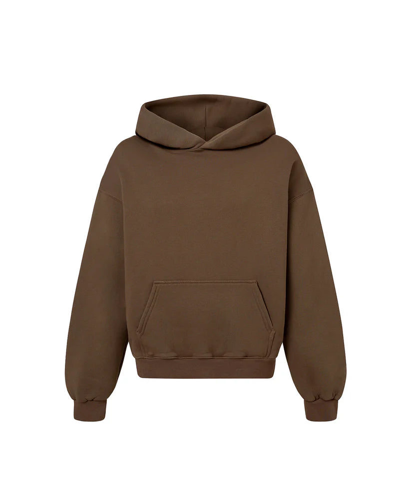 OVERSIZED MOCHA BROWN HOODIE