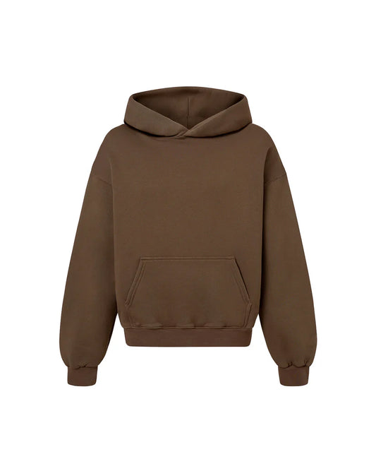 OVERSIZED MOCHA BROWN HOODIE
