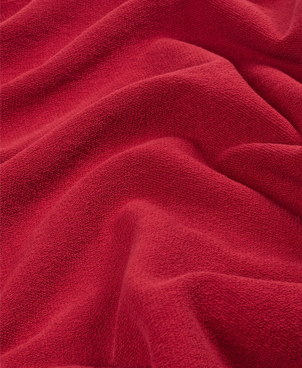 REGULAR SCARLET RED ZIPPER HOODIE