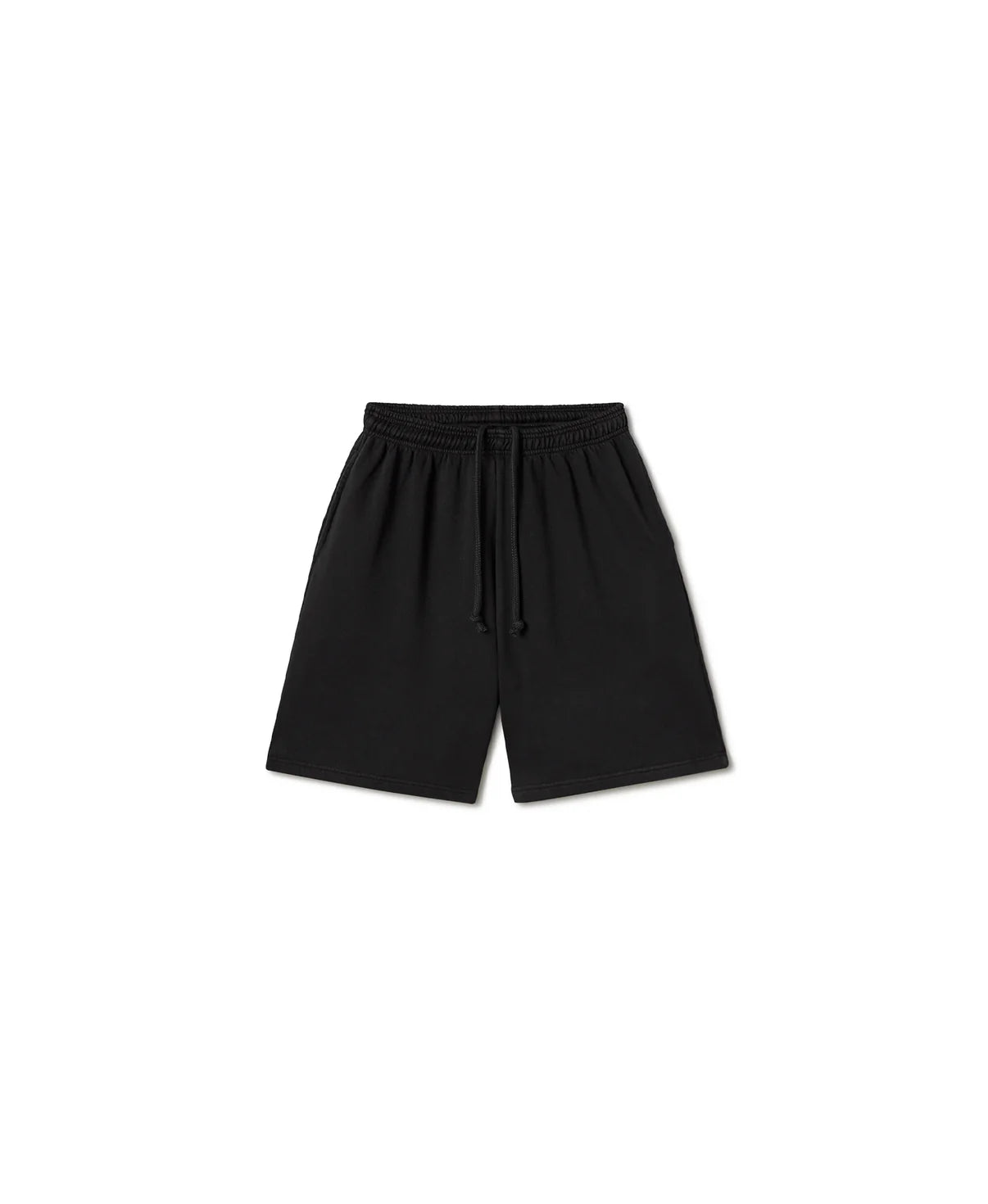 SOLID BLACK SHORTS