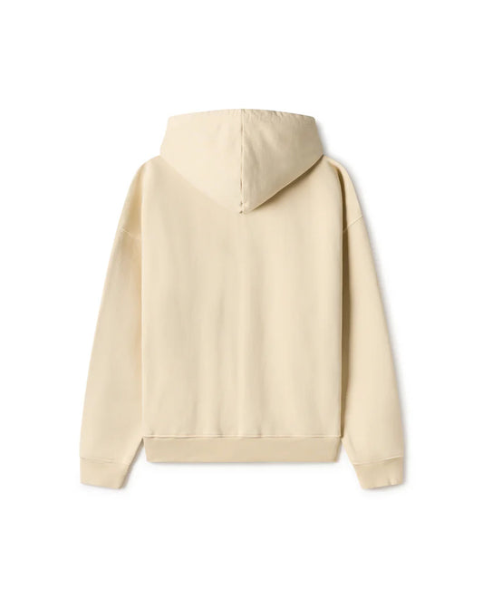 REGULAR VANILLA CREAM ZIPPER HOODIE