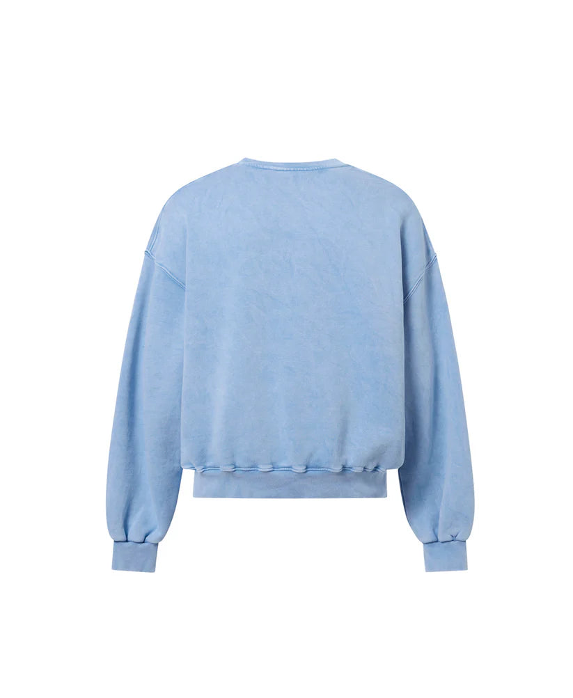 OVERSIZED VINTAGE BLUE CREWNECK